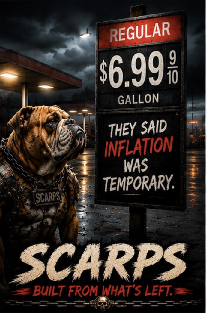 SCARPS gas inflation poster