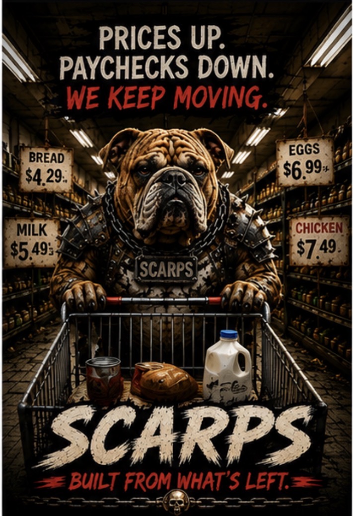 SCARPS groceries poster