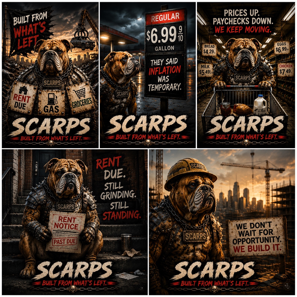 SCARPS poster collage